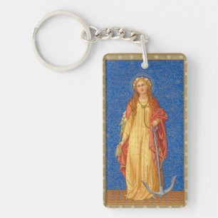 Hl. Philomena mit Anker (SNV 051) Schlüsselanhänger