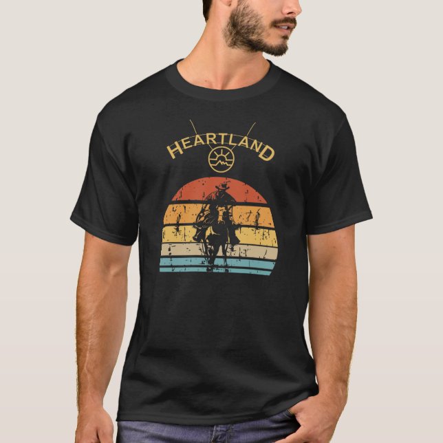 HL Ranch Heartland Kernland Ranch Sunset Hertlan T-Shirt (Vorderseite)