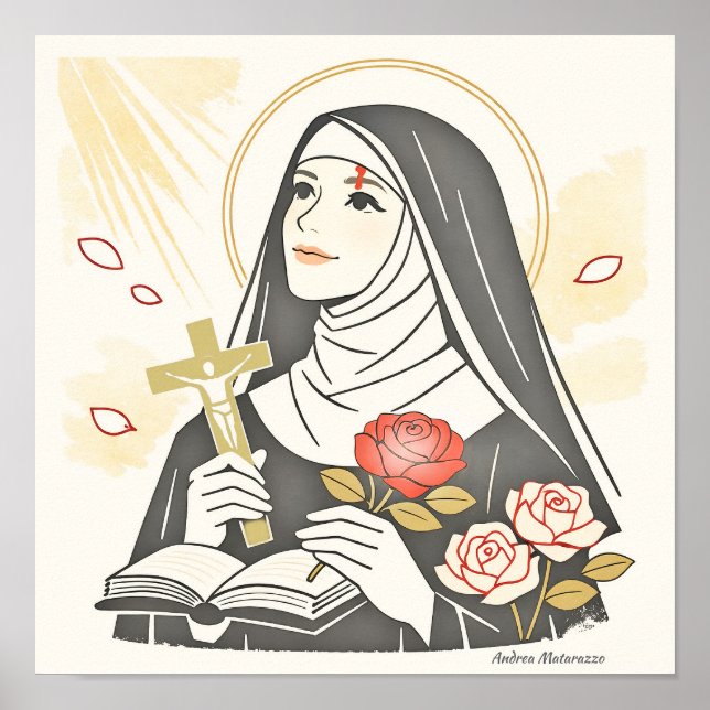 Hl. Rita von Cascia Poster (Vorne)