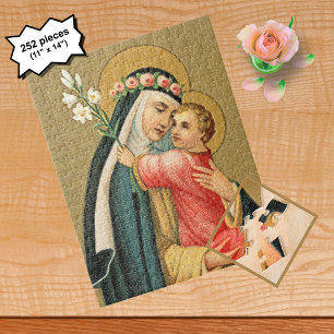 Hl. Rosa von Lima und das Jesuskind (M 023) Puzzle