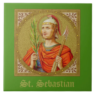 Hl. Sebastian (SNV 24) Kachel 3