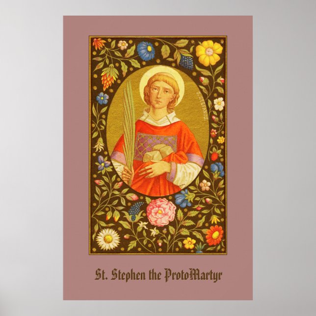 Hl. Stephanus der Protomärtyrer (PM 08) Poster 1 (Vorne)