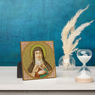 Hl. Teresa von Avila (SNV 27) (Quadratisches Bild) Fotoplatte