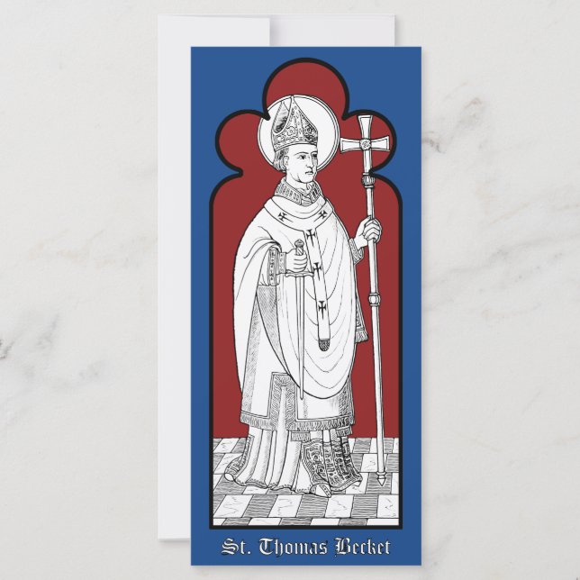 Hl. Thomas Becket mit einem Schwert (M 033) (Vorderseite)