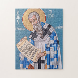 Hl. Titus von den Siebzig Orthodoxe christliche Ik Puzzle