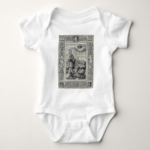 Hl. Valentin von Rom Gravur Premium Kunst Baby Strampler