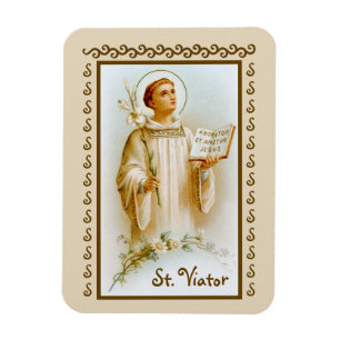 Hl. Viator von Lyon der Katechet (BF 02) Magnet