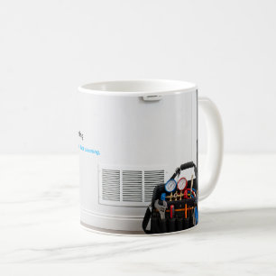 HLK-Reparatur Heizung Kühlung System Kaffeetasse