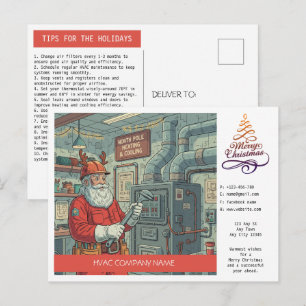 HLK-Weihnachts-Grußpostkarte Feiertagspostkarte
