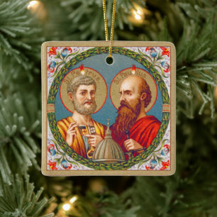 Hll. Petrus und Paulus, Apostel (JMAS 01) Keramikornament