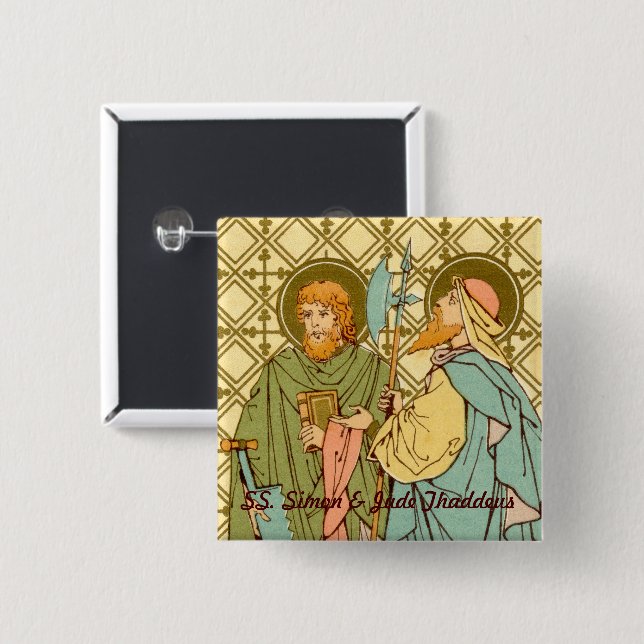 Hll. Simon & Judas Thaddäus  (RLS 16) Button (Vorne & Hinten)