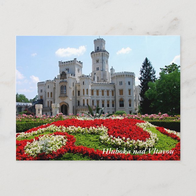 Hluboka nad Vltavou Postkarte (Vorderseite)