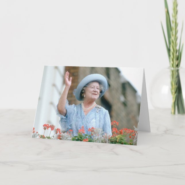 HM Königin Elisabeth, Die Königin Mutter 1985 Karte (Vorderseite)