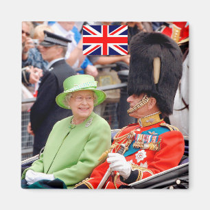HM Königin Elizabeth-Duke von Edinburgh Magnet