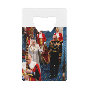 HM Königin Elizabeth II. und Herzog von Edinburgh Geldbeutel Flaschenöffner