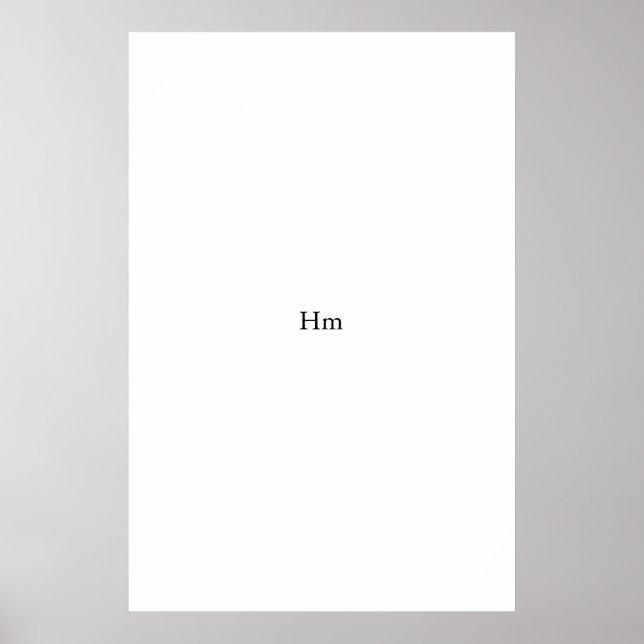 Hm Poster (Vorne)