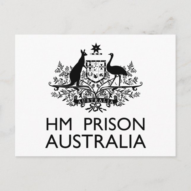 HM Prison Australia Postkarte (Vorderseite)