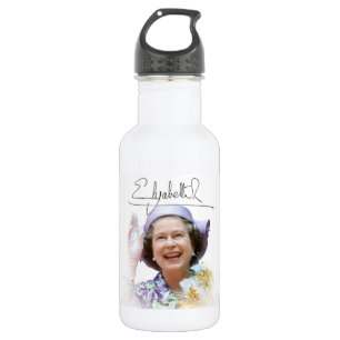 HM Queen Elizabeth II Edelstahlflasche