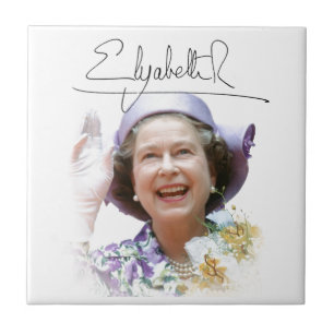 HM Queen Elizabeth II Fliese