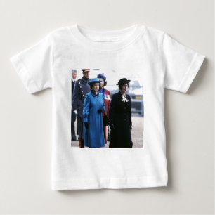 HM Queen Elizabeth II-Margaret Thatcher Baby T-shirt