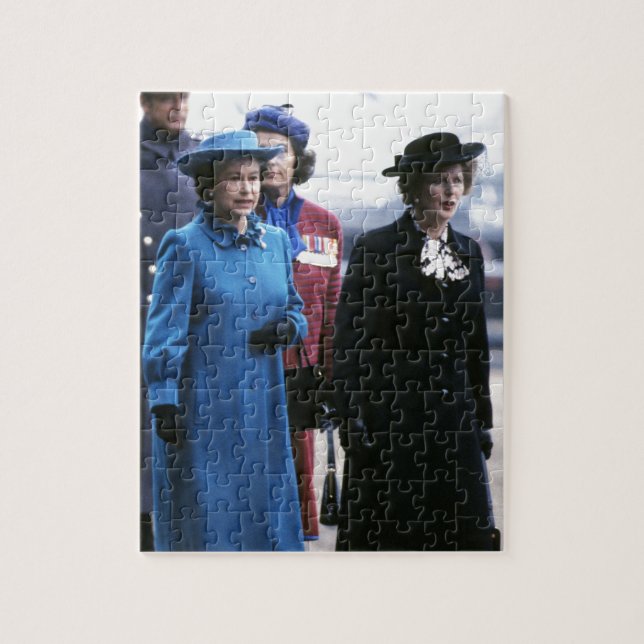 HM Queen Elizabeth II-Margaret Thatcher Puzzle (Vertikal)