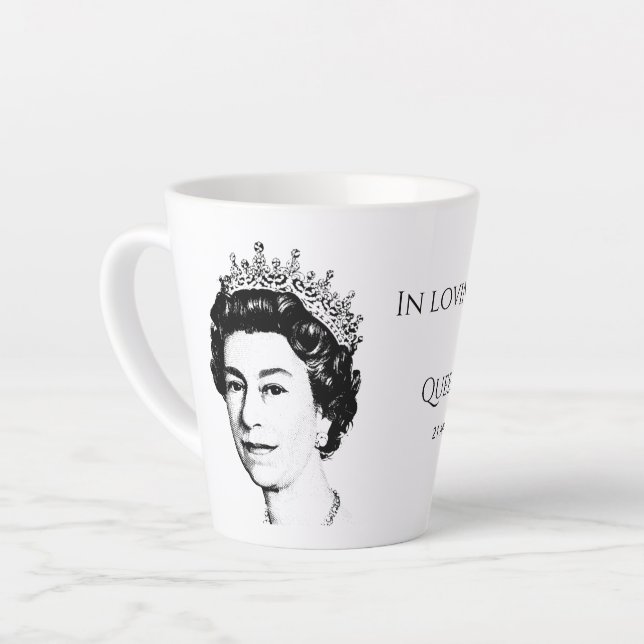HM Queen Elizabeth II Milchtasse (Linke Ecke)