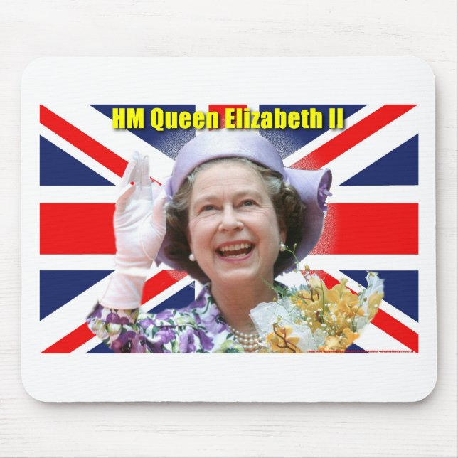 HM Queen Elizabeth II Mousepad (Vorne)
