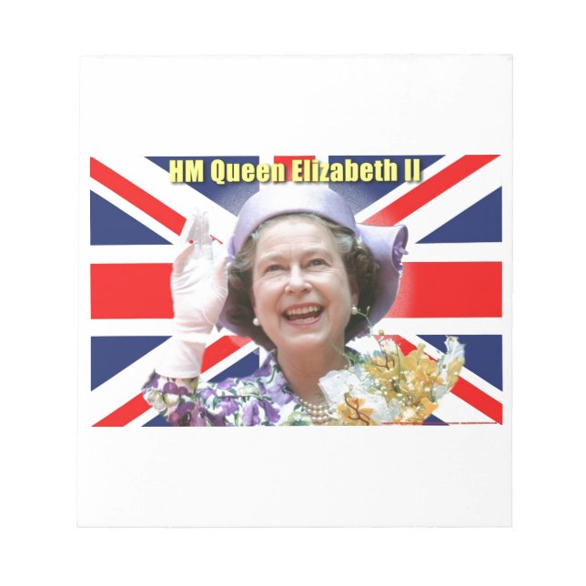 HM Queen Elizabeth II Notizblock (Vorderseite)