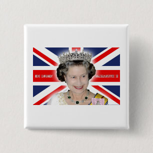HM Queen Elizabeth II - Pro Foto Button