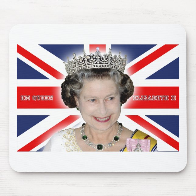 HM Queen Elizabeth II - Pro Foto Mousepad (Vorne)