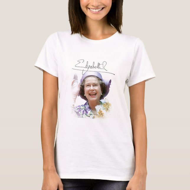 HM Queen Elizabeth II T-Shirt (Vorderseite)