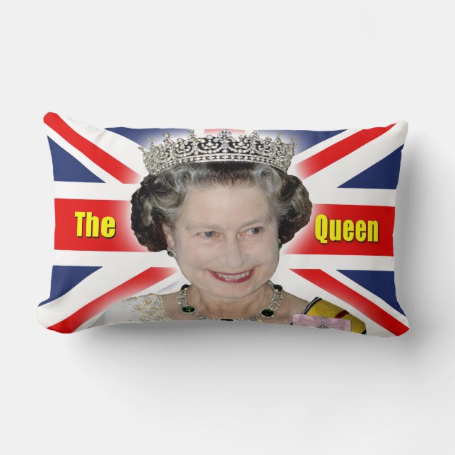 HM Queen Elizabeth II. - The Queen Lendenkissen (Vorderseite)