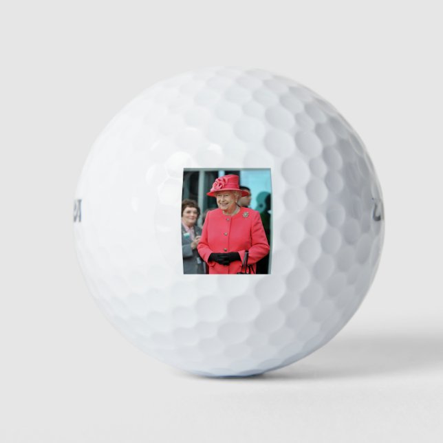 HM Queen Elizabeth II Warrington 2012 Beruflich Golfball (Vorderseite)