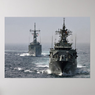 HMAS Sydney HMAS Ballarat Poster