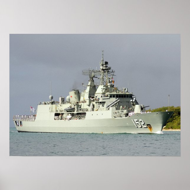 HMAS Warramunga (FFGH 152) Poster (Vorne)