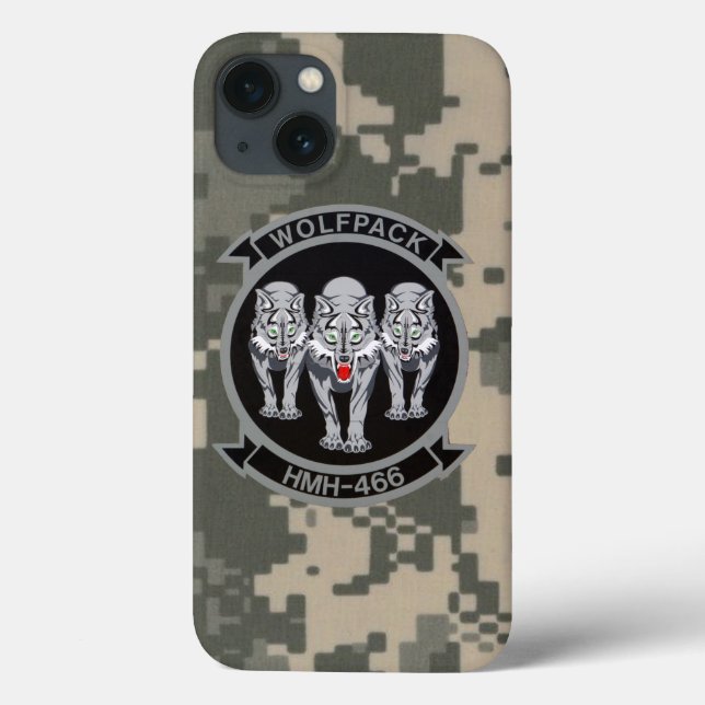 HMH-466 "Wolfpack" Digitale Camouflage Case-Mate iPhone Hülle (Rückseite)