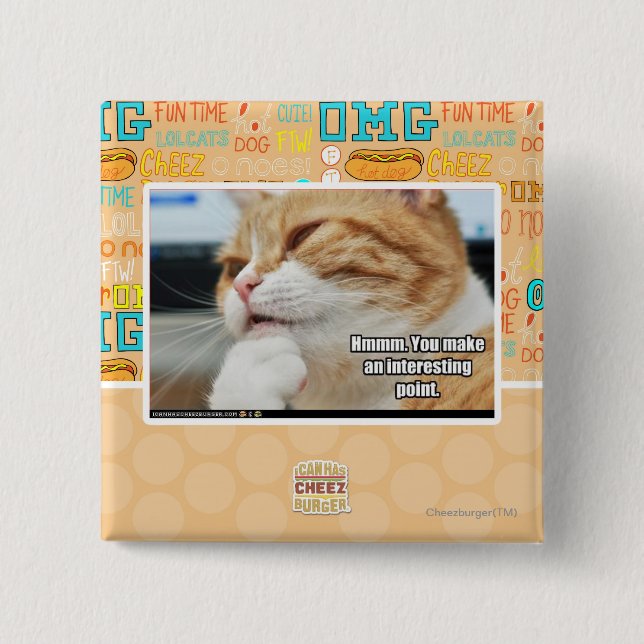 Hmmm. Button (Vorderseite)