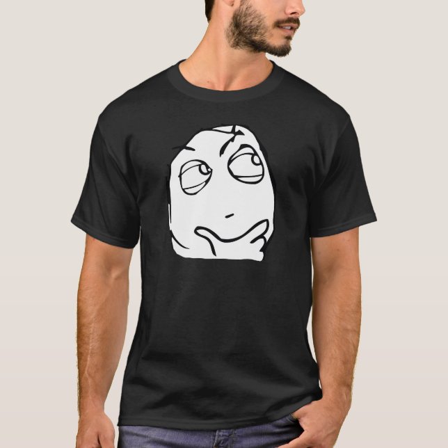 Hmmm Internet Meme T-Shirt (Vorderseite)