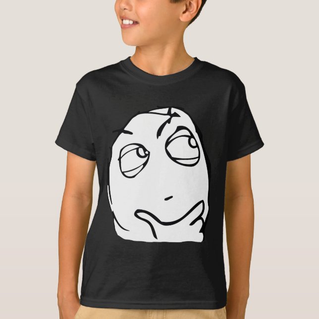 Hmmm Internet Meme T-Shirt (Vorderseite)