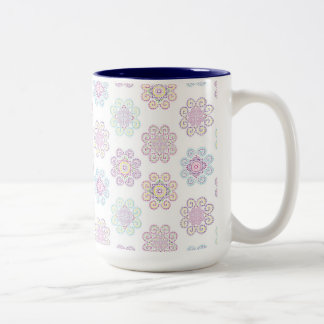 Hmong Inspiriertes Musterdesign Zweifarbige Tasse
