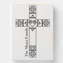 Hmong Moua Family Cross Dekoration