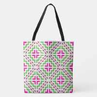 Hmong pattern tote bag