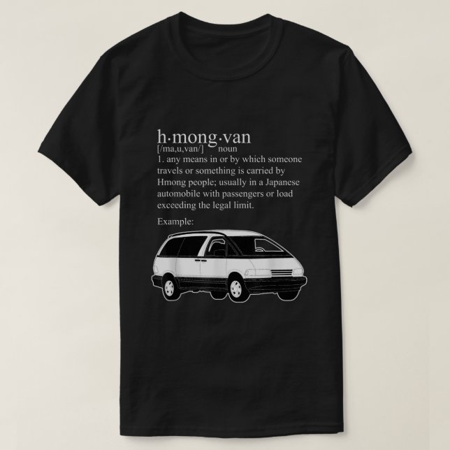 Hmong Van T Shirt (Design vorne)