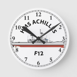 HMS ACHILLES - F12 - LEANDER ORIG RUNDE WANDUHR
