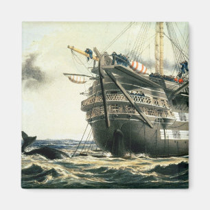 HMS Agamemnon, das das ursprüngliche atlantische K Magnet