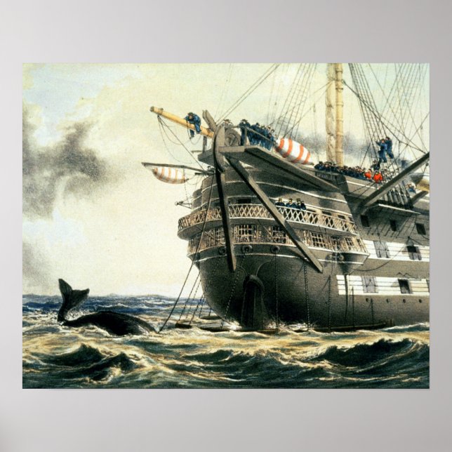 HMS Agamemnon, das das ursprüngliche atlantische K Poster (Vorne)