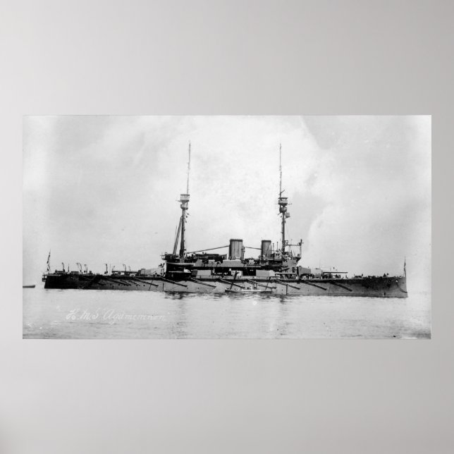 HMS Agamemnon Poster (Vorne)