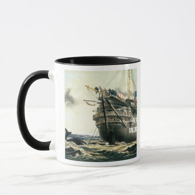 HMS Agamemnon, welches das ursprüngliche Tasse (Links)