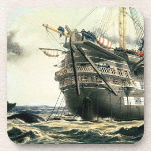 HMS Agamemnon, welches das ursprüngliche Untersetzer