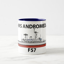 HMS Andromeda, Orig config Zweifarbige Tasse